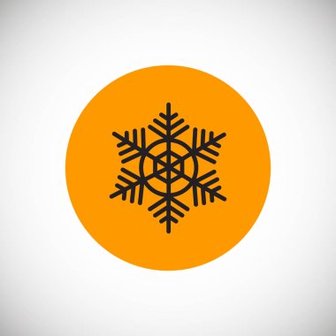 kar tanesi web simge vektör çizim 