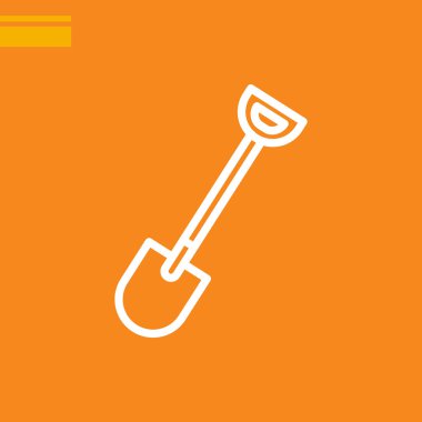 Web simge vektör çizim kürek  