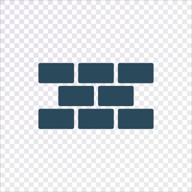 tuğla simge, sembol, vektör çizim oluşturma