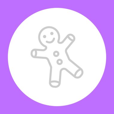 gingerbread web simge vektör çizim 