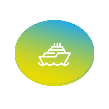  Web simge vektör çizim gemi 