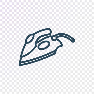 demir düz simgesi, vektör çizim