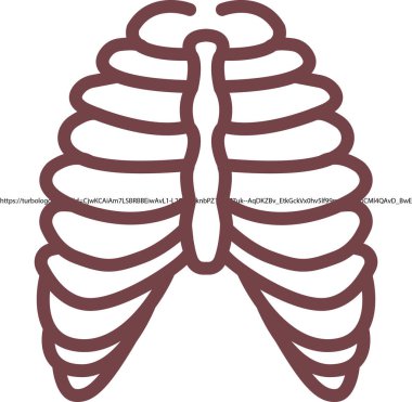 iskelet düz simgesi, vektör, illüstrasyon
