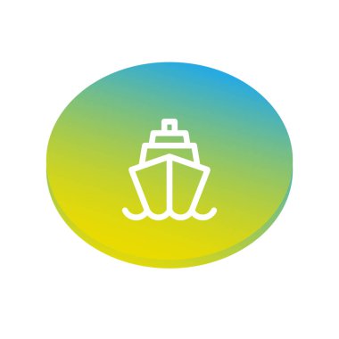  Web simge vektör çizim gemi 