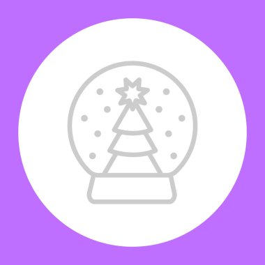 Noel top ağaç simgesiyle