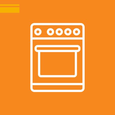 Mutfak sobası simgesi