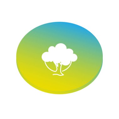 ağaç gövde düz kutsal kişilerin resmi, vektör çizim