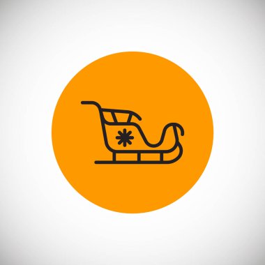  kızak web simge vektör çizim 