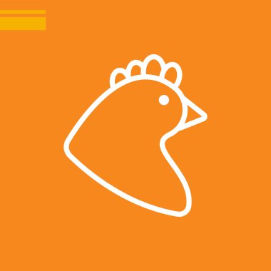 hayvan kutsal kişilerin resmi, vektör çizim horoz