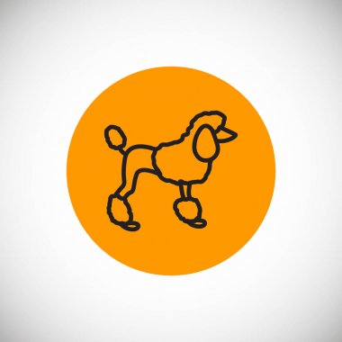Köpek Düz Simgesi  