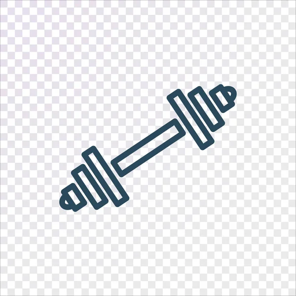 Barbell Icône Plate Illustration Vectorielle — Image vectorielle