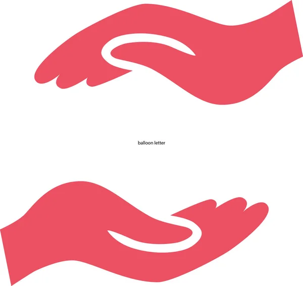 Знак Руки Человека Изолированы Белом Фоне — стоковый вектор