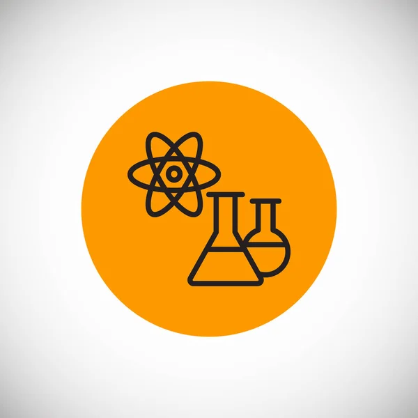 Chemie web pictogram — Stockvector