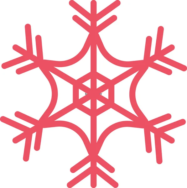 Copo Nieve Web Icono Vector Ilustración — Vector de stock