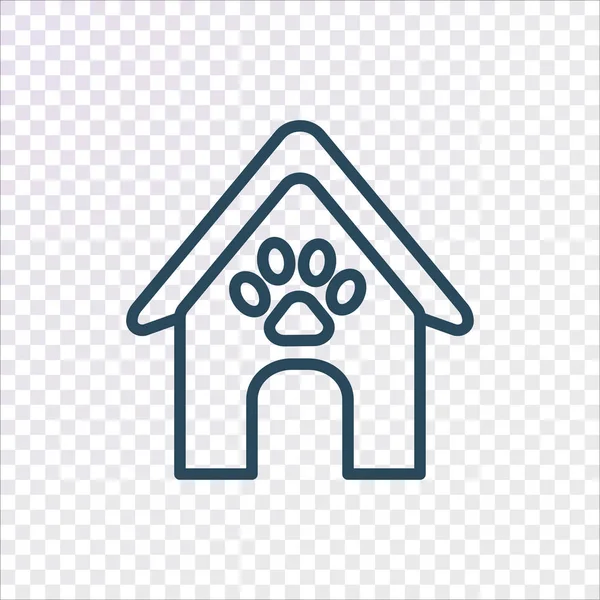 Hundehaus Symbol Vektor Illustration — Stockvektor