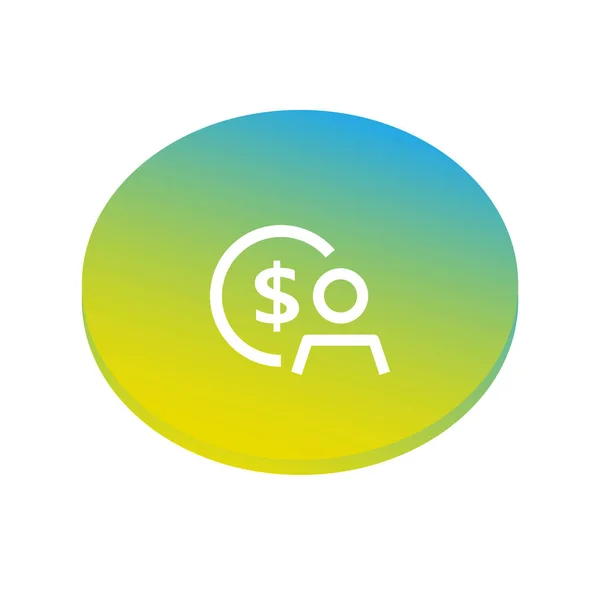 Geld Konzept Symbol Vektorillustration — Stockvektor