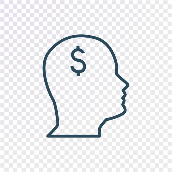 Icono Concepto Dinero Ilustración Vectorial — Archivo Imágenes Vectoriales