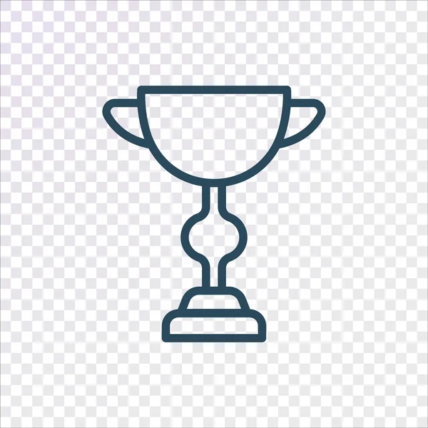 Coupe Champion Icône Vecteur Illustration — Image vectorielle