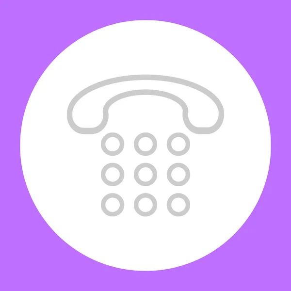 Telefon Symbol Vektor Illustration — Stockvektor
