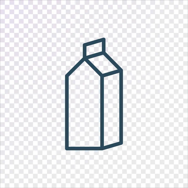 Vector Εικονογράφηση Του Περιέκτη Συσκευασίας Για Γάλα — Διανυσματικό Αρχείο