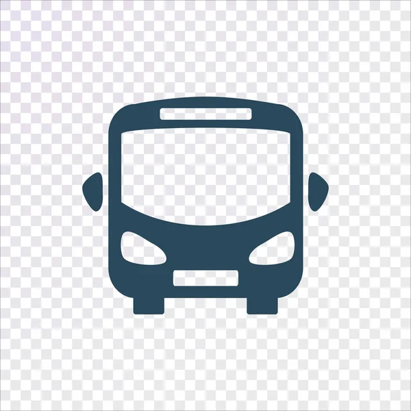 Ícone Plano Ônibus Ilustração Vetorial —  Vetores de Stock