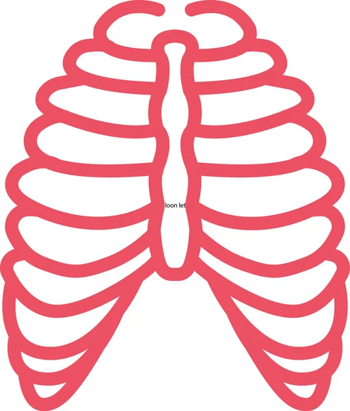 iskelet düz simgesi, vektör, illüstrasyon