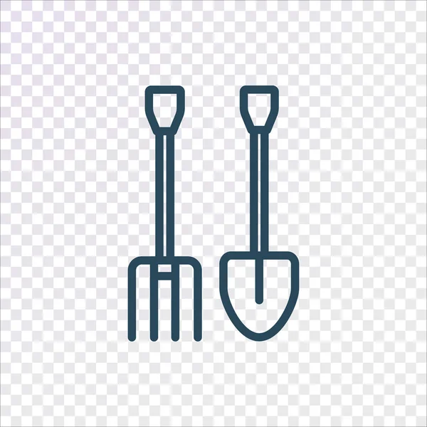 Design av gaffel-ikonen — Stock vektor