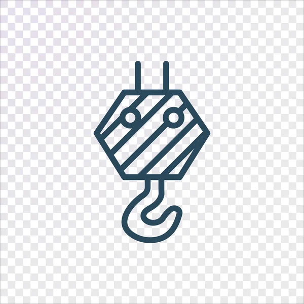 Vinç kanca kutsal kişilerin resmi, vektör çizim