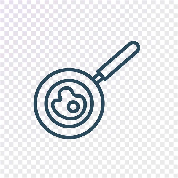 Icône de poêle à frire — Image vectorielle