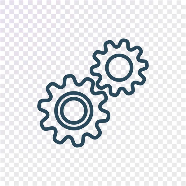 Gears web icon — Stock vektor