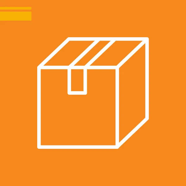 Icono de caja de entrega — Archivo Imágenes Vectoriales
