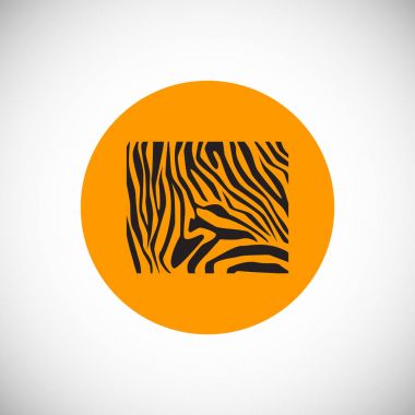 Afrika zebra desen, vektör çizim