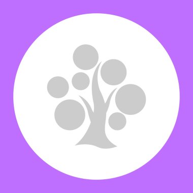 ağaç gövde düz kutsal kişilerin resmi, vektör çizim