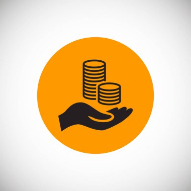 para kavramı simgesi, vektör illüstrasyonu