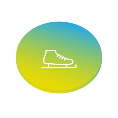 paten ayakkabı kutsal kişilerin resmi, vektör çizim