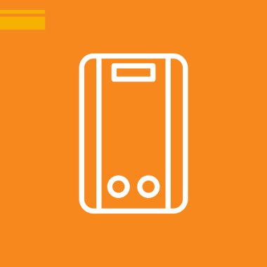 Kazan düz simgesi, vektör çizim