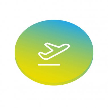 Düzlemsel düz simge, vektör illüstrasyonu