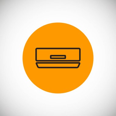 Klima simgesi, vektör illüstrasyonu