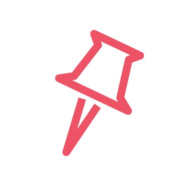 Beyaz arka plan üzerinde izole işareti klip