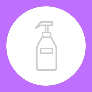 Jel, köpük veya sıvı sabun dispenseri pompa, plastik şişe simgesi. vektör