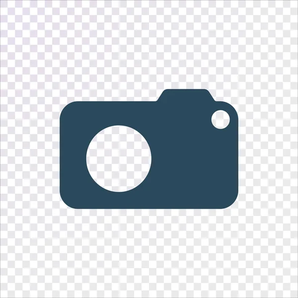 Fotókamera Ikon Vektor Illusztráció — Stock Vector