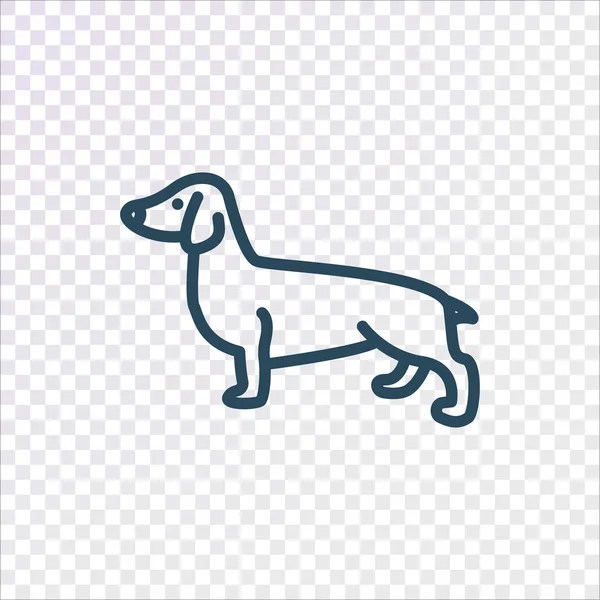 Perro Icono Web Vector Ilustración — Vector de stock