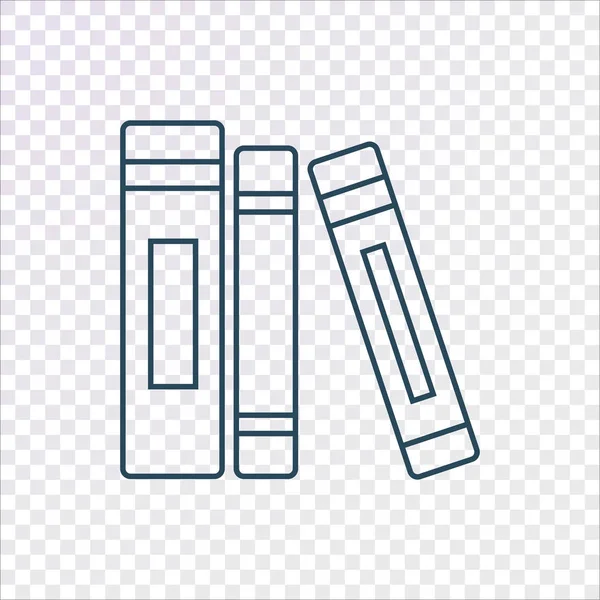 Bücher Flaches Symbol Vektorillustration — Stockvektor