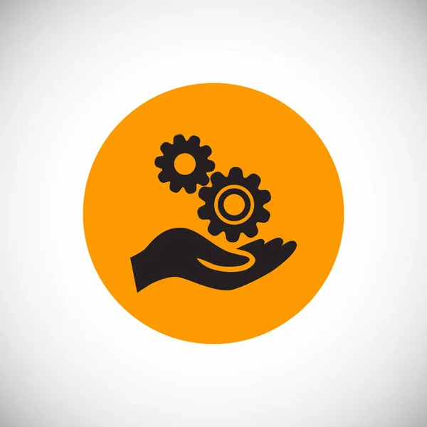 Gears web icon — Stock vektor