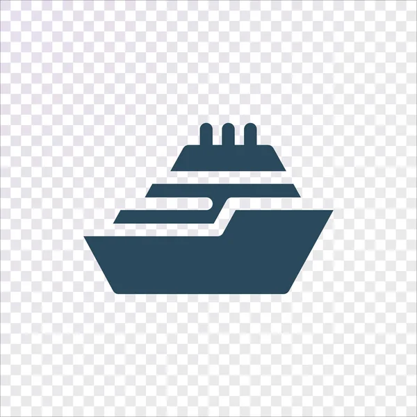 Schiff Web Icon Vektor Illustration — Stockvektor