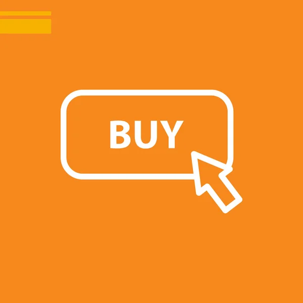 Comprar agora ícone de botão — Vetor de Stock