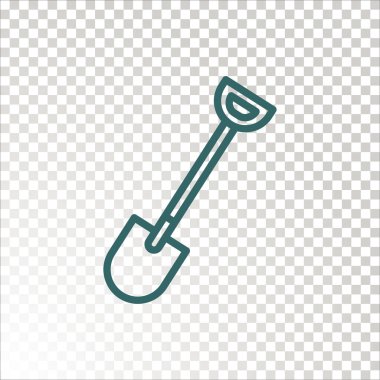 Web simgesi kürek, illüstrasyon vektör  