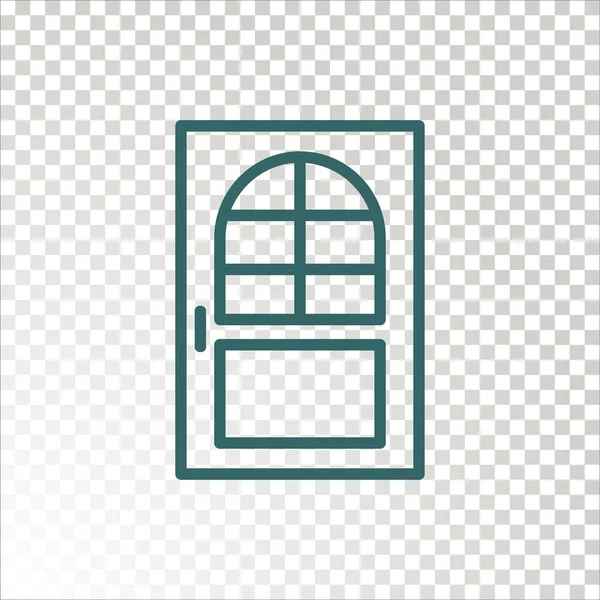 Door web icon — Stock Vector