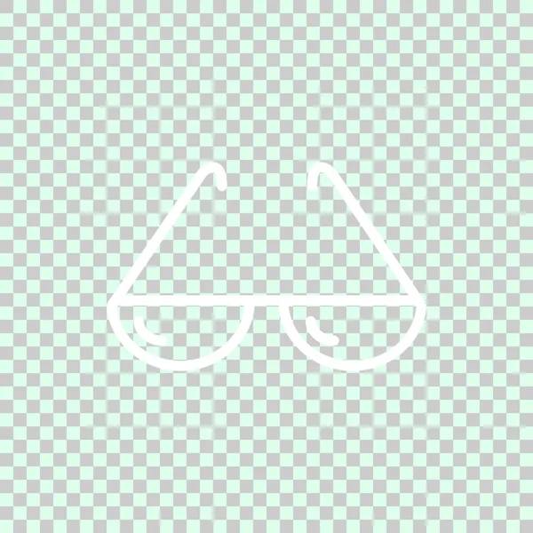 Γραμμή Εικονίδιο Μάτι Γυαλιά Εικονογράφηση Διάνυσμα — Διανυσματικό Αρχείο