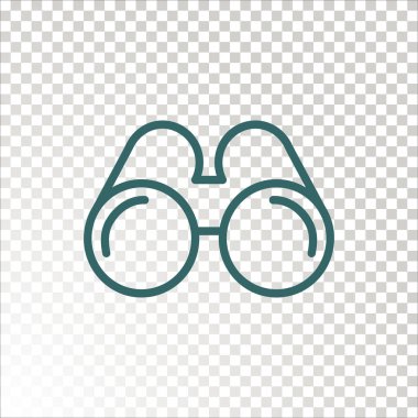 dürbün web simgesi, vektör çizim